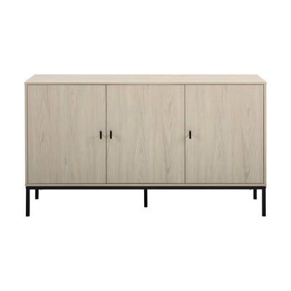 DUS-CC2-03906 Grade-B Dusk Willow Large Sideboard - Light Wood RRP £160.00