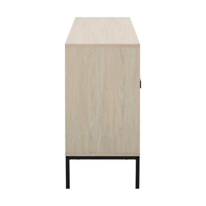 DUS-CC2-03906 Grade-B Dusk Willow Large Sideboard - Light Wood RRP £160.00