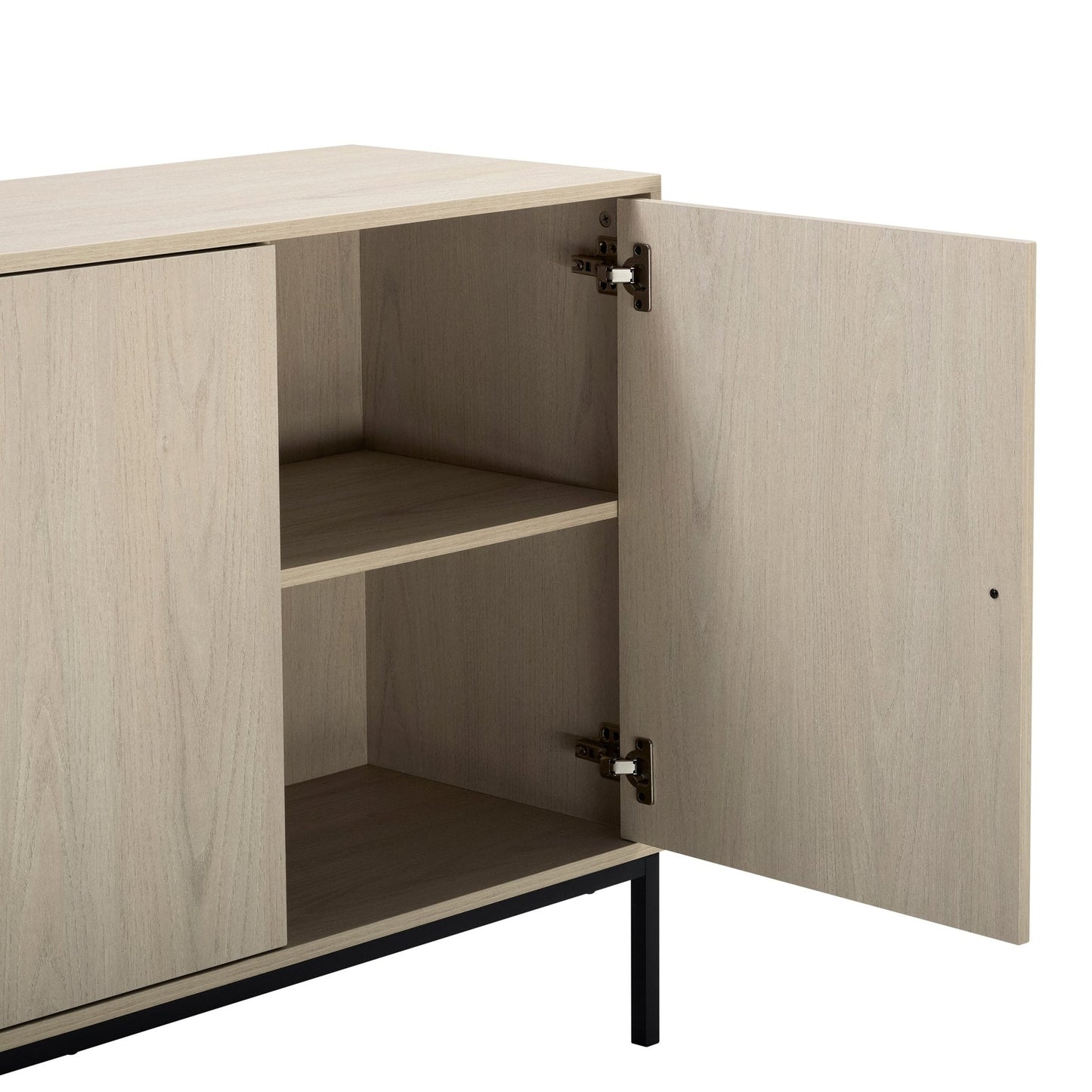 DUS-CC2-03906 Grade-B Dusk Willow Large Sideboard - Light Wood RRP £160.00