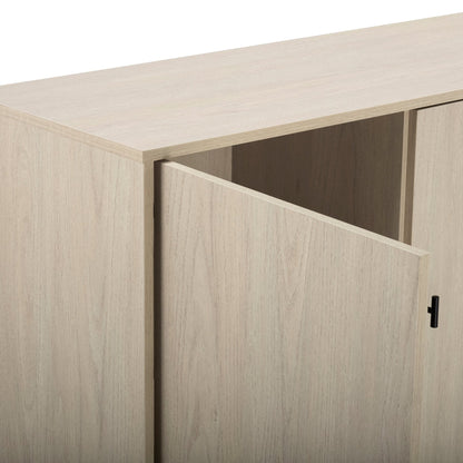 DUS-CC2-03906 Grade-B Dusk Willow Large Sideboard - Light Wood RRP £160.00