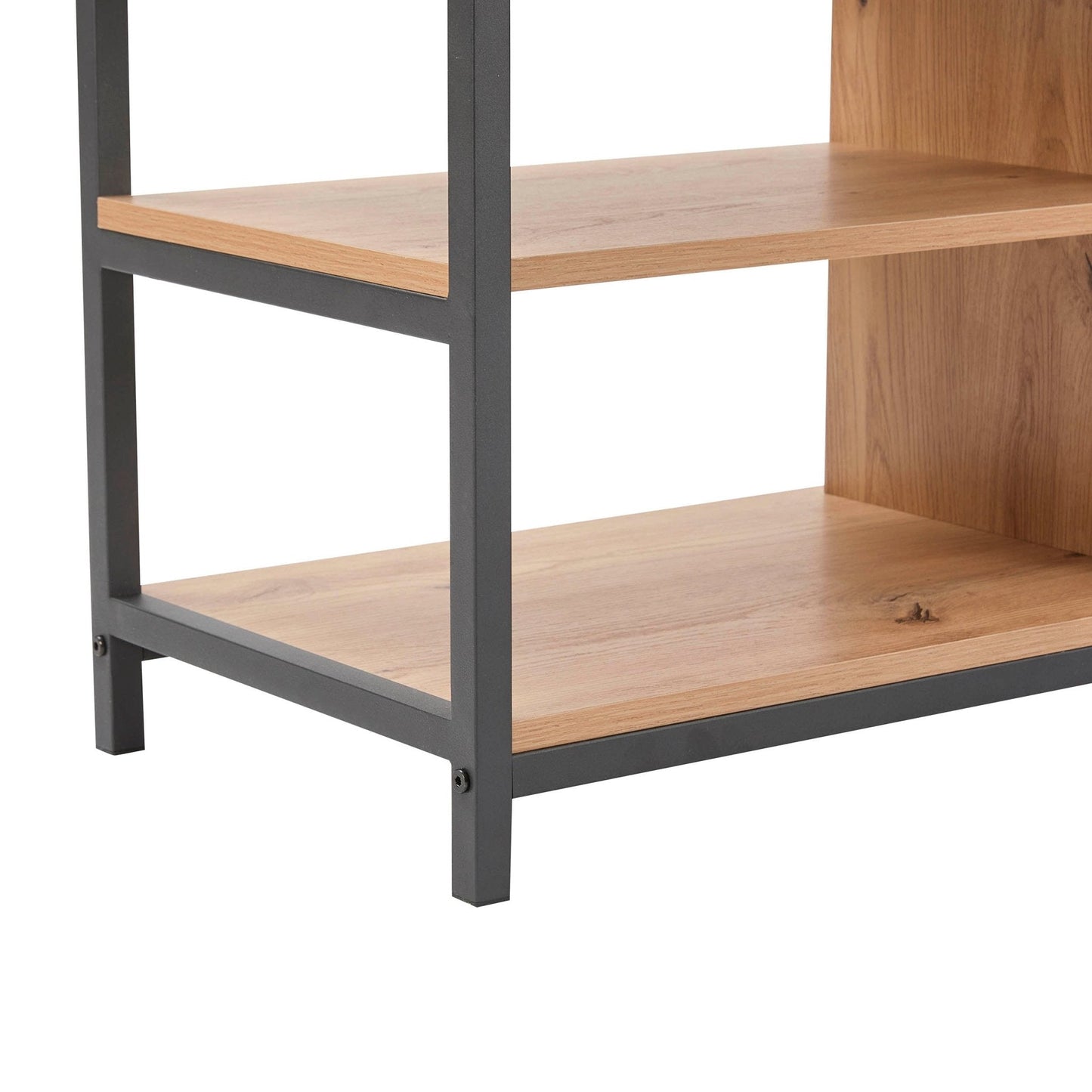 DUS-GOL-03828 Grade-B Dusk Willow Shoe Storage Bench - Oak Effect RRP £45