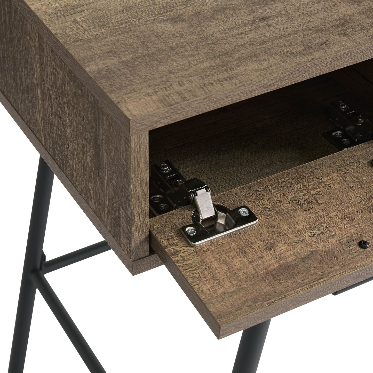 DUS-GOL-06728 Grade-B Dusk Willow Storage Dressing Table Console - Mango Wood RRP £107