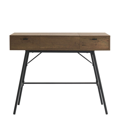 DUS-GOL-06728 Grade-B Dusk Willow Storage Dressing Table Console - Mango Wood RRP £107