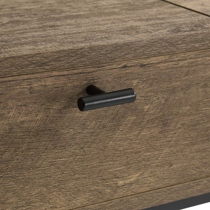 DUS-GOL-06728 Grade-B Dusk Willow Storage Dressing Table Console - Mango Wood RRP £107