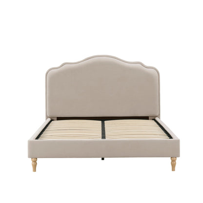 DUS-CC2-04266 Grade-B Dusk Wiltshire Double Bed Frame - Stone RRP £329.00