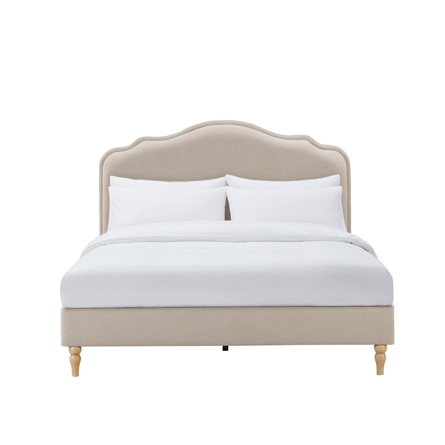 DUS-CC2-04266 Grade-B Dusk Wiltshire Double Bed Frame - Stone RRP £329.00