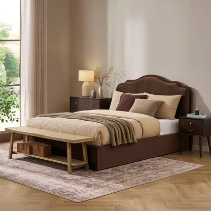 DUS-CC2-02592 Grade-C3 Dusk A pair of Heidi Oak 3 Drawer Chest - Walnut RRP £498.00