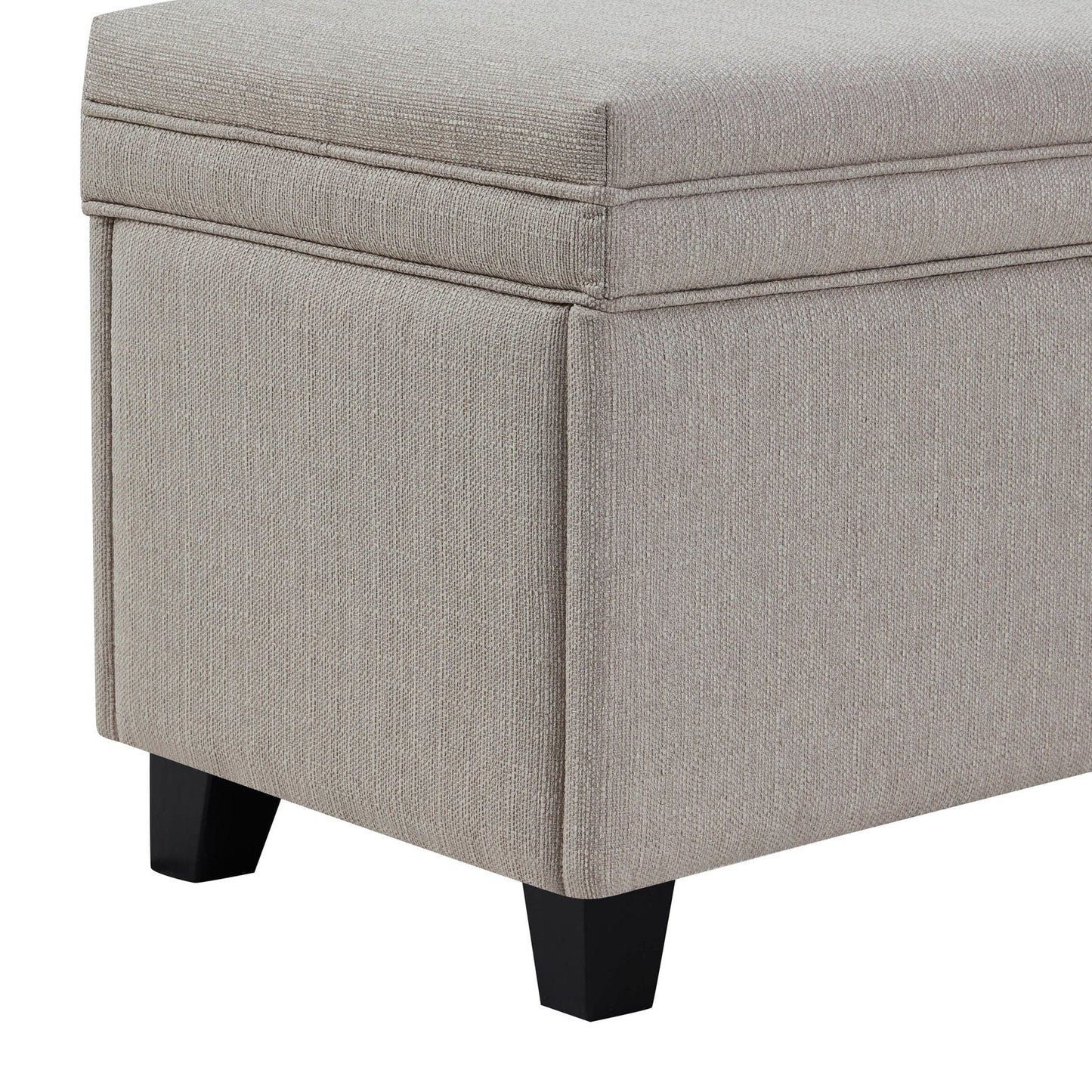 DUS-CC2-04836 Grade-B Dusk Windermere Storage Ottoman - Stone Grey RRP £179.00
