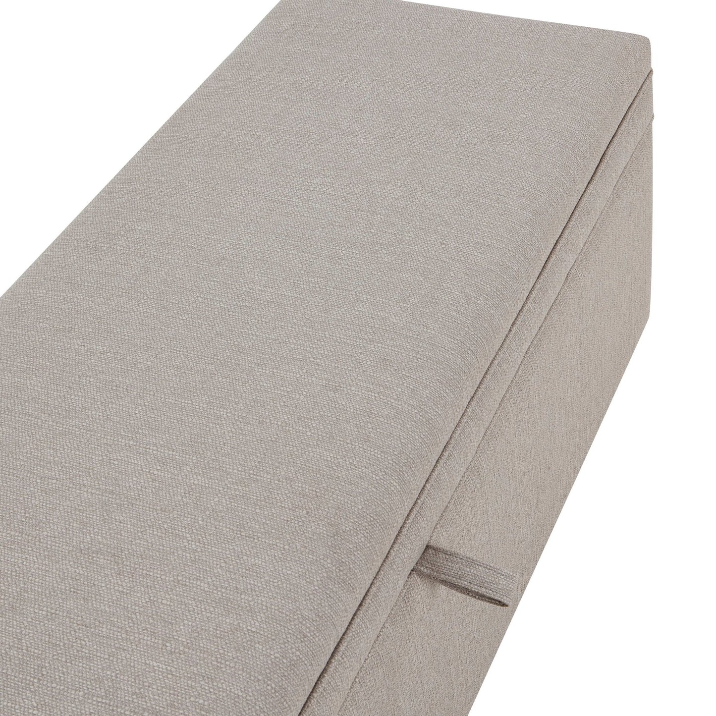 DUS-CC2-04836 Grade-B Dusk Windermere Storage Ottoman - Stone Grey RRP £179.00