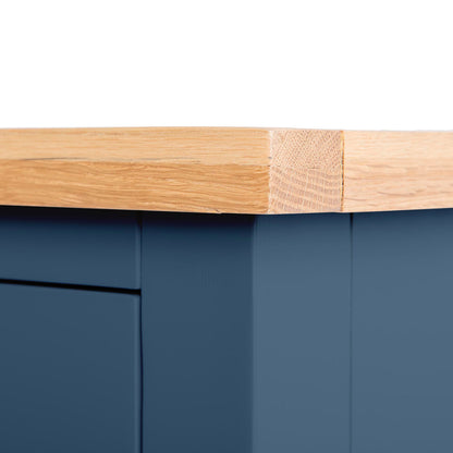 ROS-OUT-00330 Grade-C1 Roseland Furniture Farrow Navy Extra Large Sideboard RRP £399.95