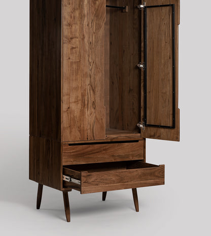 SWO-CC2-00316 Grade-BER Swoon Swoon Southwark Two Door Wardrobe in Acacia RRP £1129.00