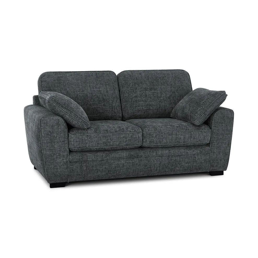 CCG-TRA-00137 Grade-C2 Oak Furnitureland Melbourne 2 Seater Sofa in Enzo Slate Fabric RRP £1079.99