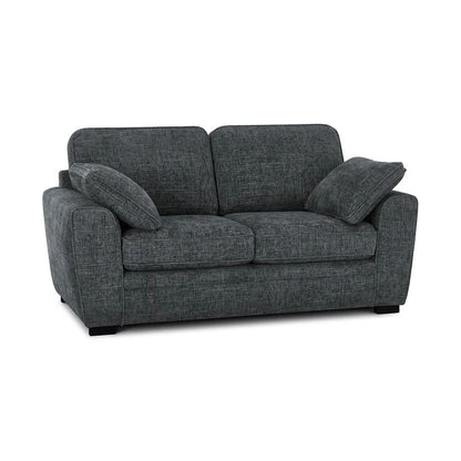 CCG-TRA-00137 Grade-C2 Oak Furnitureland Melbourne 2 Seater Sofa in Enzo Slate Fabric RRP £1079.99