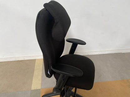 POS-CC2-00257 Grade-B Posturite Adapt 630 HB, Small Seat, Armrests, Neckrest - Black RRP £1327.20