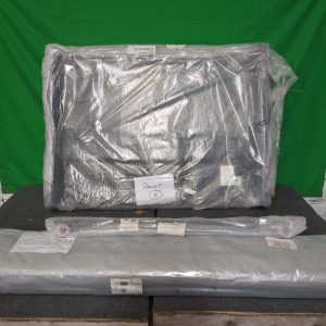 DRE-BED-00123 Grade-C3 Dreams TEMPUR® Linford Upholstered Electric Ottoman Bed Frame Double Navy RRP £1199.00