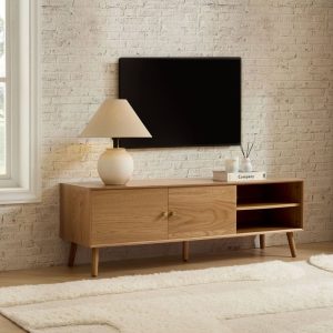 DUS-CC2-03251 Grade-C1 Dusk Heidi Tv Unit - Light Wood RRP £237.00