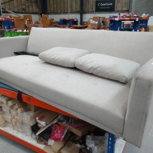 DUS-CC2-03462 Grade-BER Dusk Hudson Click Clack Sofa Bed - Stone Grey RRP £339.00