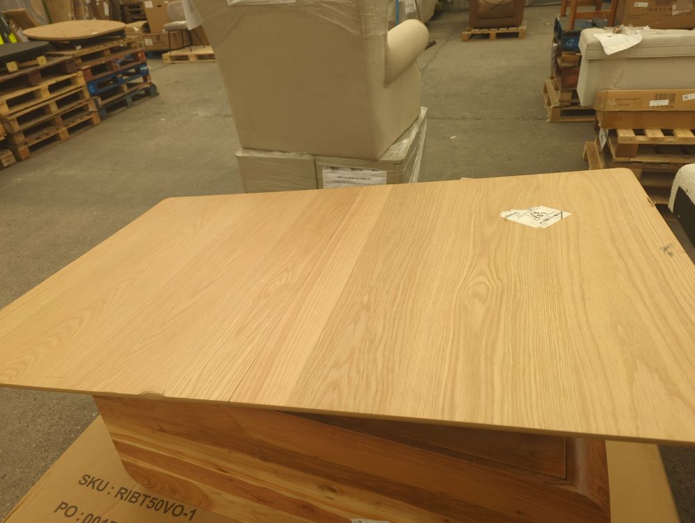DUS-AUC-03847 Grade-C3 Dusk Heidi 4-8 Seater Extendable Dining Table - Natural RRP £404.00 - Image 3
