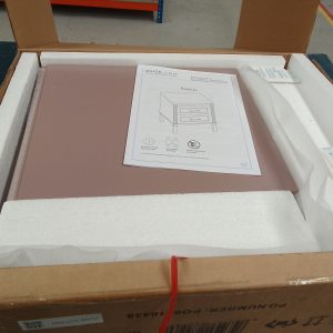DUS-CC2-04212 Grade-B Dusk Sienna 2 Drawer Bedside Table - Dusty Mauve RRP £109.00