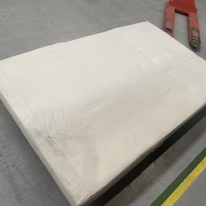 DUS-CC2-04153 Grade-C3 Dusk Seattle Fold Out Click Clack Sofa Bed - Double - Cream Linen RRP £389.00