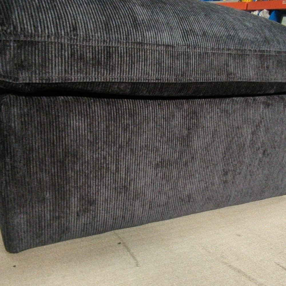 SWO-CC2-01115 Grade-C1 Swoon Seattle Ottoman Jet Cord RRP £589.00