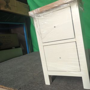 ROS-OUT-01852 Grade-C1 Roseland Furniture Farrow Slim Bedside Table RRP £89.95