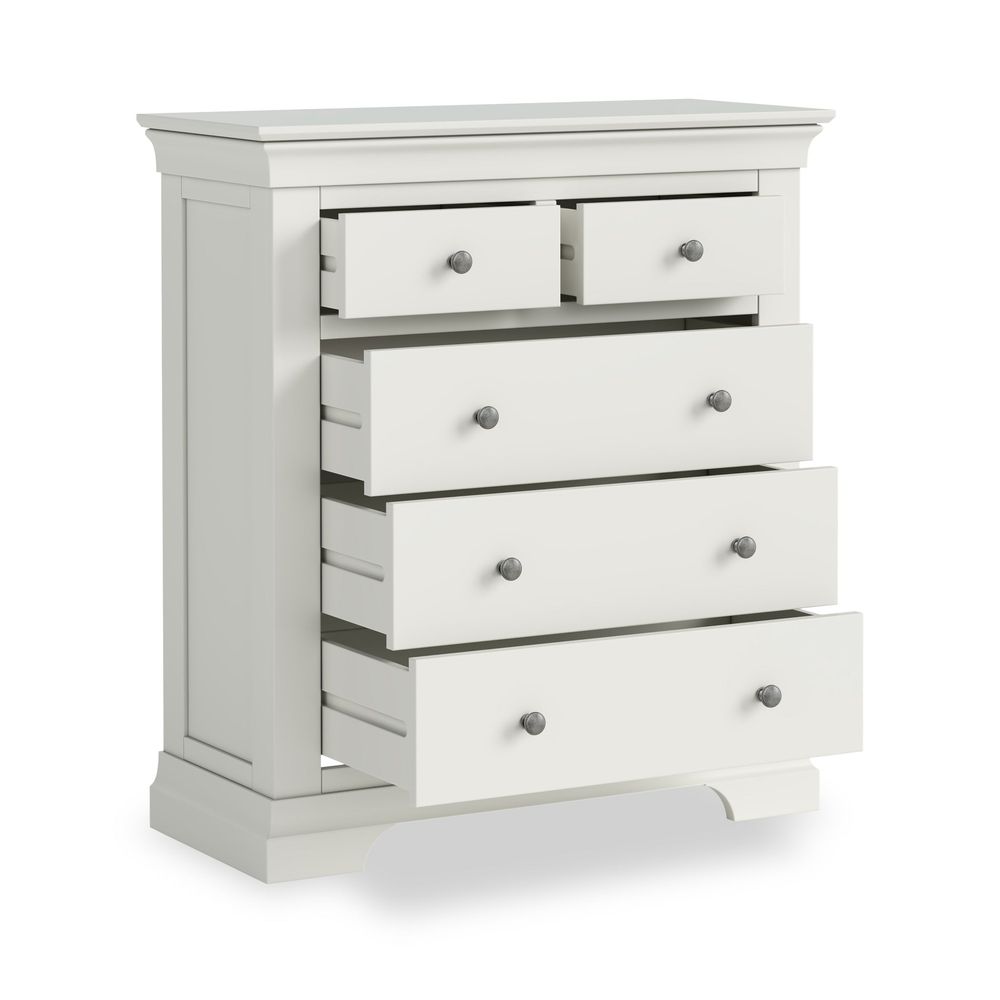ROS-OUT-01854 Grade-C1 Roseland Furniture Colette 2 Over 3 Chest Of ...